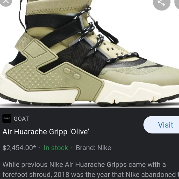 Nike Air Huarache GrippNeutral sneakers athletic shoes 8 9.5 main image 6